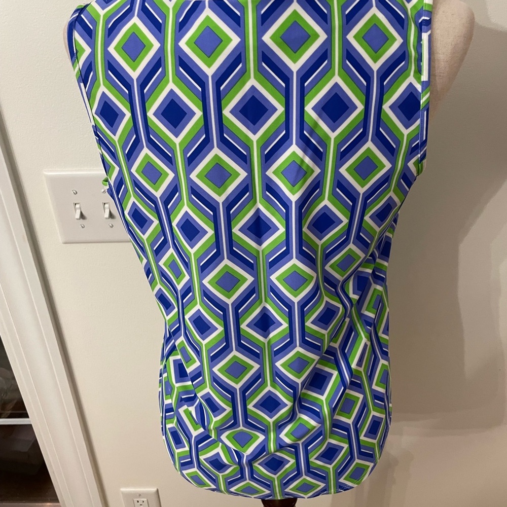 Jude Connally Ali Geometric Pattern Sleeveless Top - Picture 6 of 11